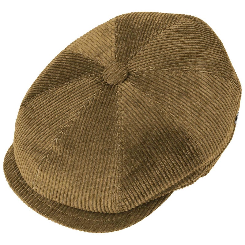 Lipodo 8 Panel Cordial Flat Cap Men Beige 7 1/4-7 3/8 - Image 2